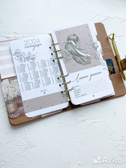 Ежедневник планер ручной работы