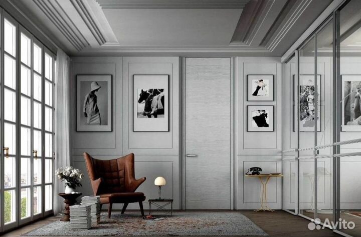 Двери скрытого монтажа экошпон