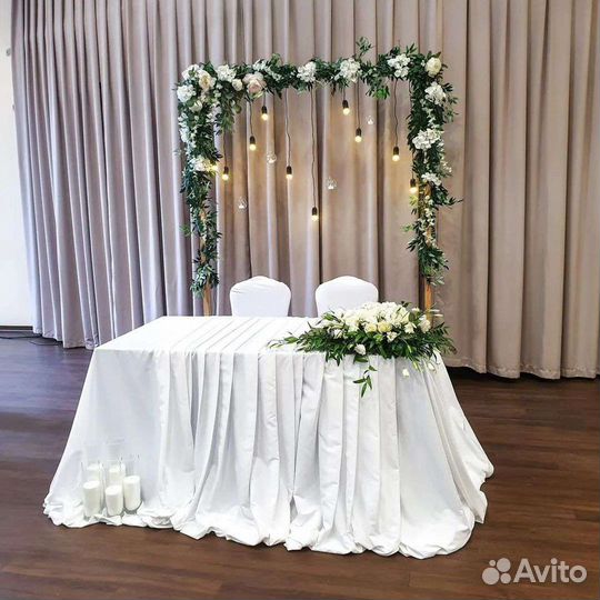 Украшение свадебного зала декоратор