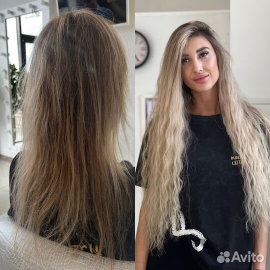 Микронаращивание волос