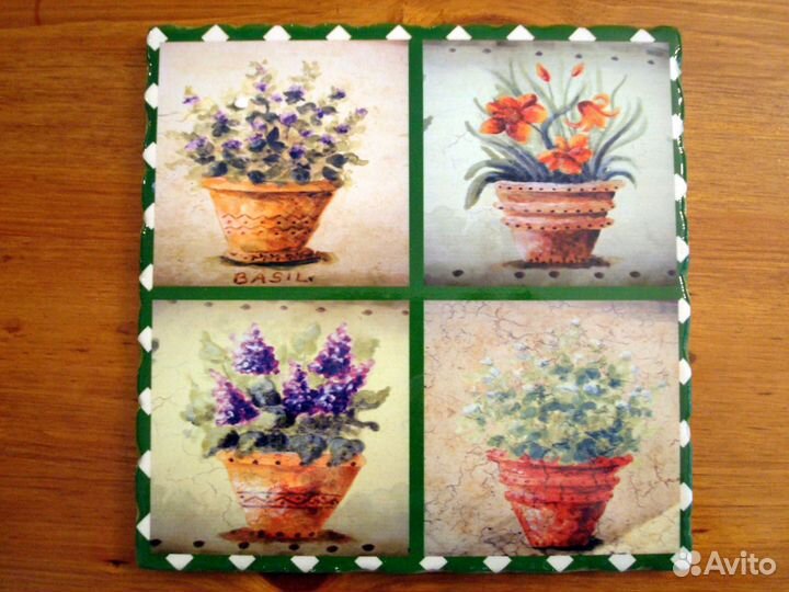 Керамические подставки под горячее