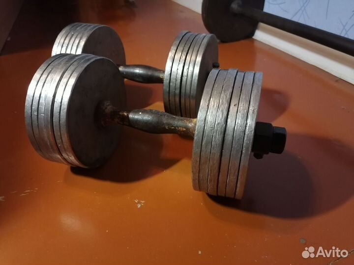Гантели разборные