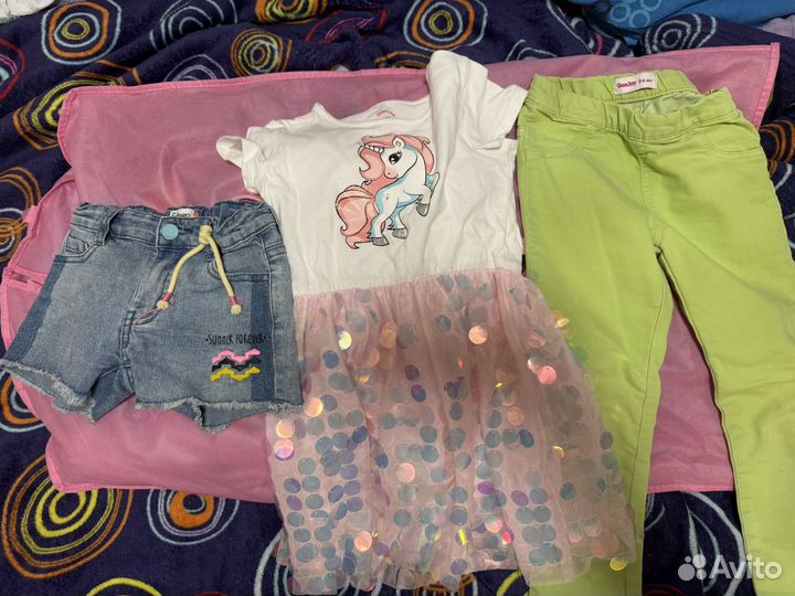 Мешок детских вещей 116-122рр