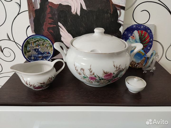 Супница, соусница и для соли Фарфор