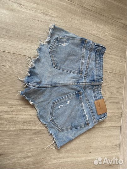 Джинсоввые шорты zara