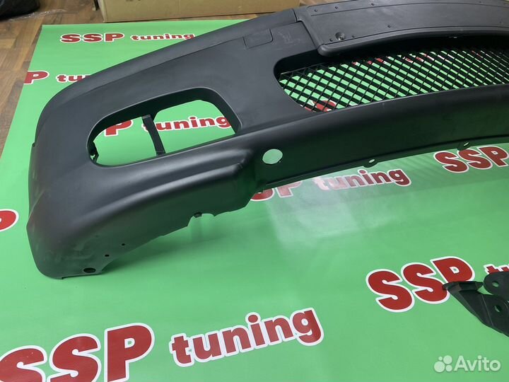 Передний бампер для BMW E46 М пакет под окрас