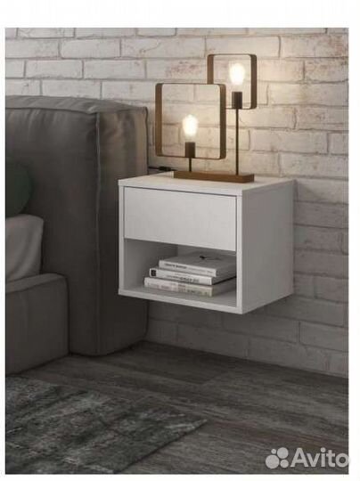 Тумба прикроватная белая