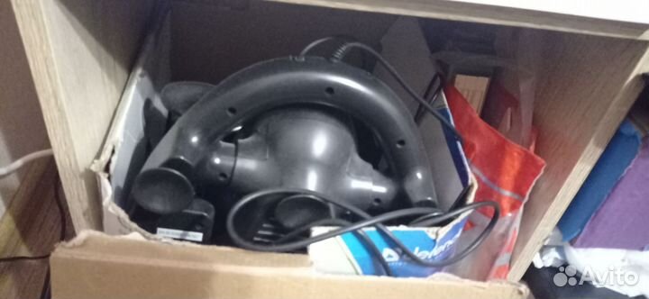 Игровой руль с педалями для пк