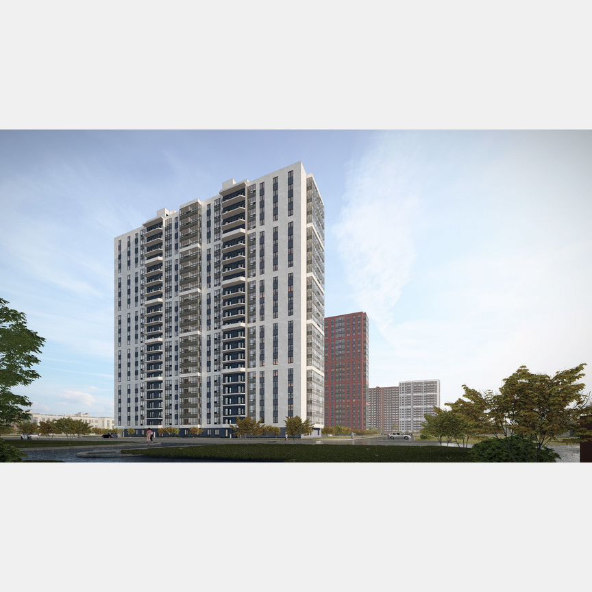 1-к. квартира, 32,2 м², 2/22 эт.
