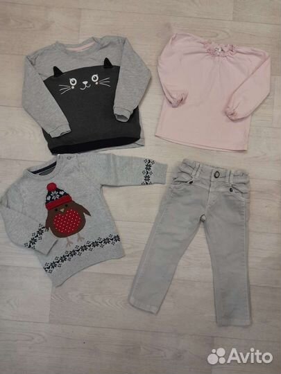 Пакет одежды на девочку 86-92