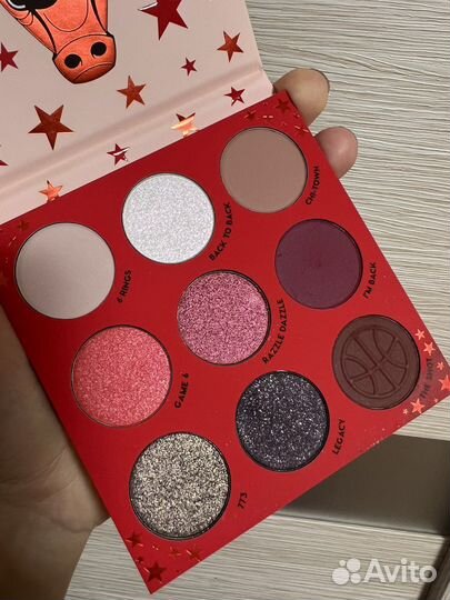Палитра теней colourpop Chicago Bulls