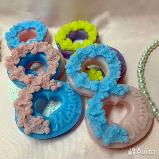 Мыло ручной работы 8 марта