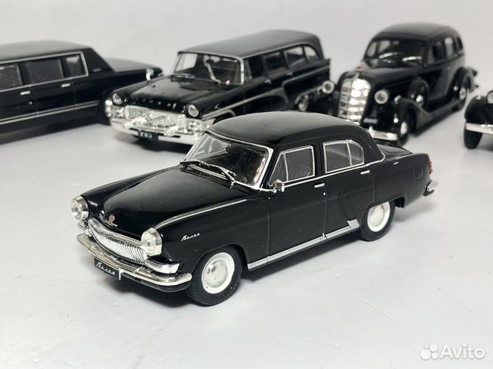 Черная волга Газ-21Р 1:43