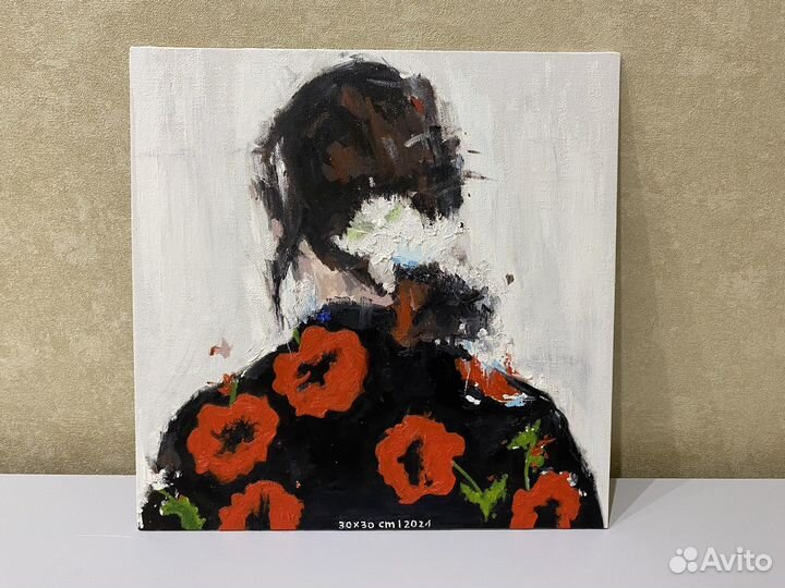 Картина акрилом на холсте