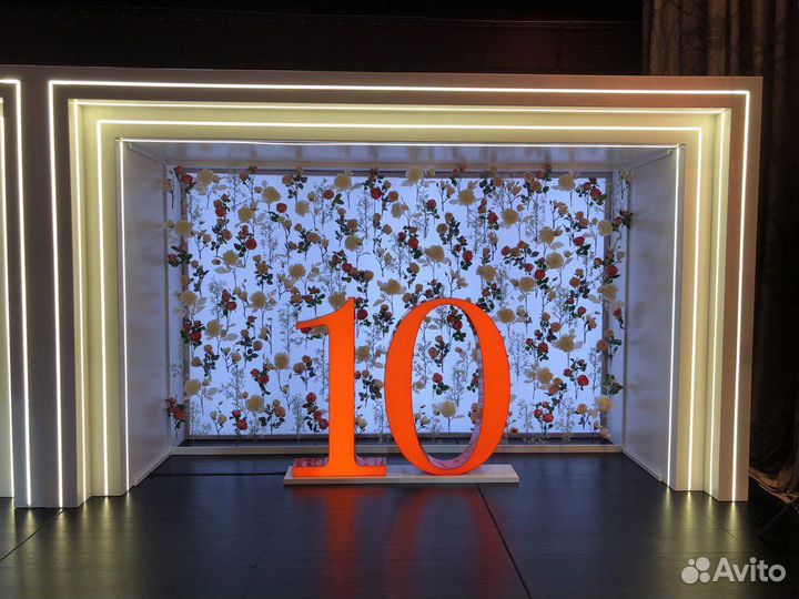 Цифры на день рождения юбилей