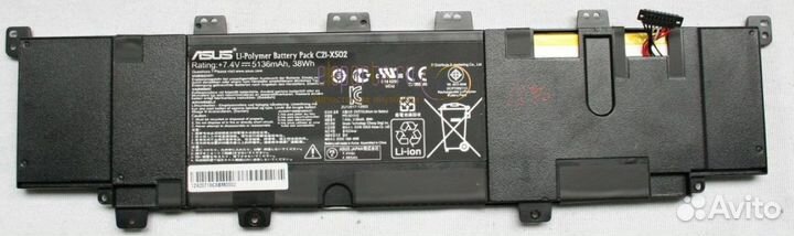 Батарея Asus C21-X502 оригинал 7.4v