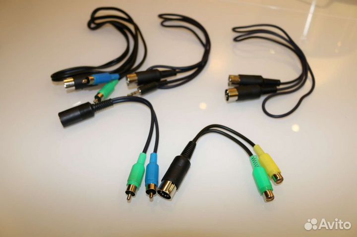 Шнур 5DIN - 2RCA, 5DIN-jack3.5
