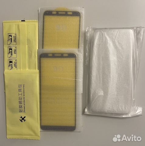 Защитные стекла и чехол для Xiaomi Redmi 7A