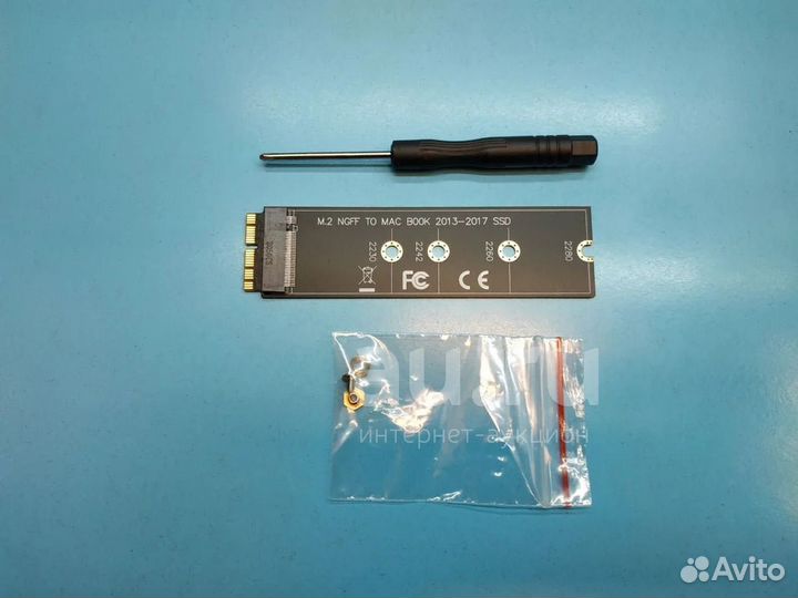 Переходник M.2 ngff nvme SATA SSD для Apple A1398