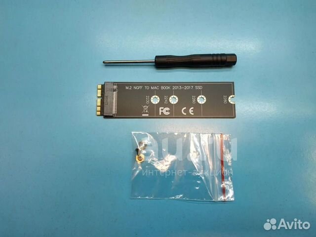 Переходник M.2 ngff nvme SATA SSD для Apple A1398