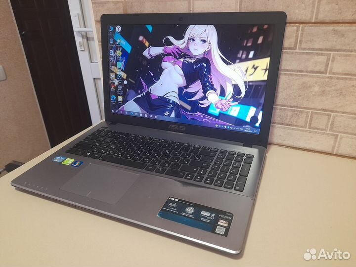 Иговой ноутбук asus Металлический корпус