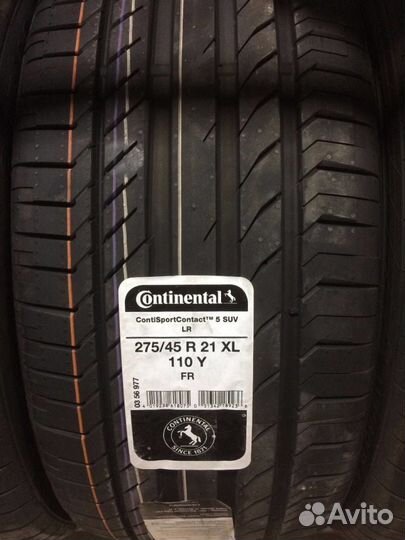 Continental ContiSportContact 5 SUV 275/45 R21 107Y