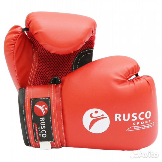 Перчатки для бокса Rusco Sport красные (8 oz)