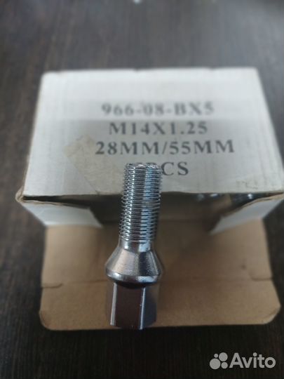 Колесные болты м14х1.25 (28мм / 55мм)