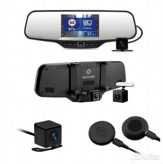 Видеорегистратор в зеркале Neoline G-Tech X27