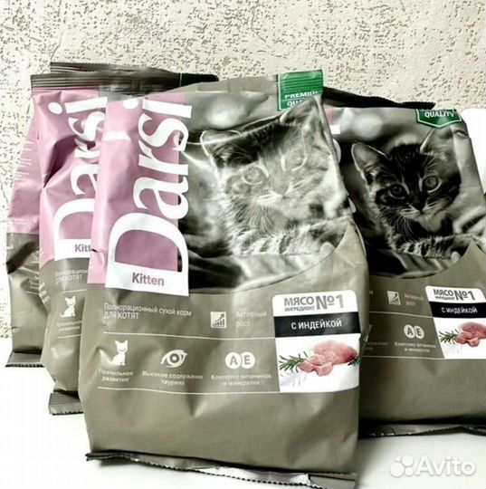 Полнорационный сухой корм для котят 0,3 кг