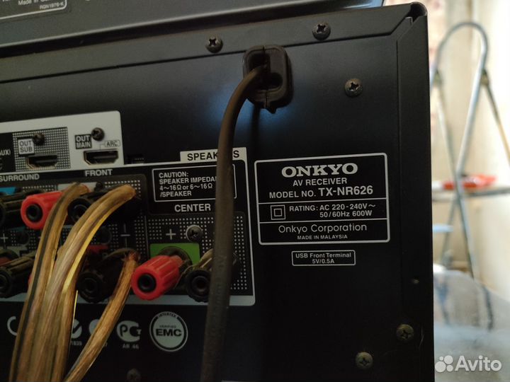 Колонки yamaha NS 777, ресивер onkyo TX NR 626