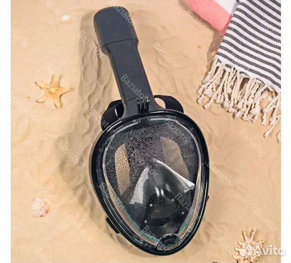 Маска для подводного плавания с трубкой