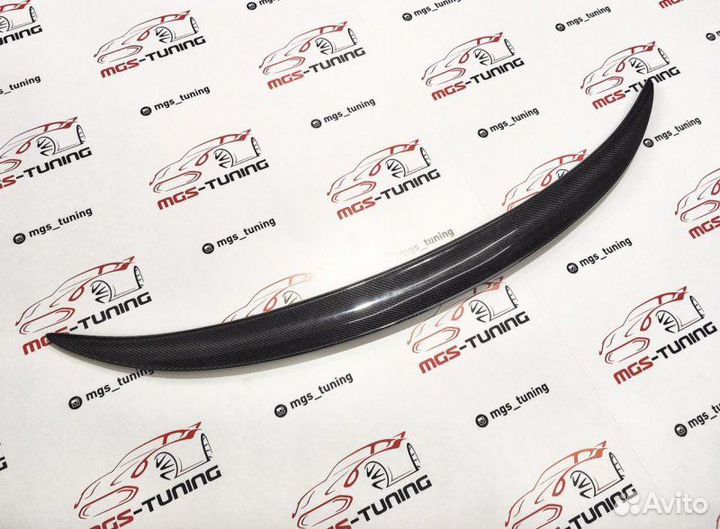 Спойлер на BMW X6 series E71 M-Perfomace Карбон