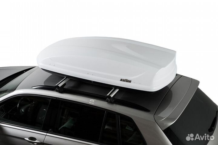 Бокс а багажный Koffer 440 белый глянец