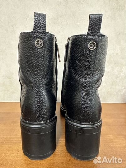 Calvin Klein Полусапоги натуральная кожа 38 размер