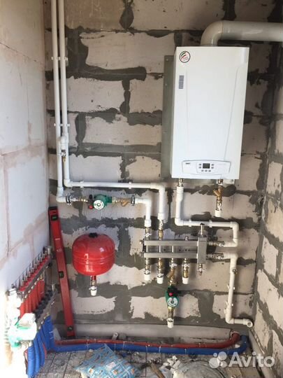 Установка газовых котлов и систем отопления