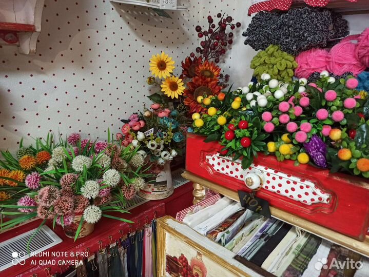 Искусственные цветы для декора