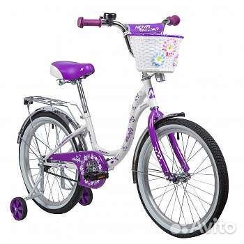 Новый детский велосипед с корзиной