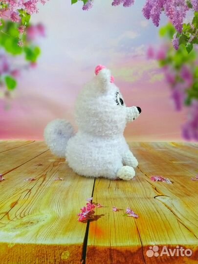 Собачки Мягкая игрушка ручной работы вязаная