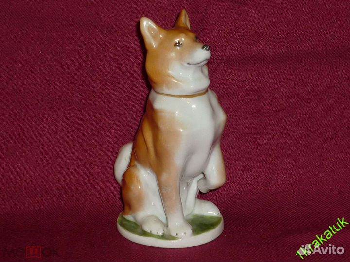 Лайка, собака. лфз. Синее малое клеймо