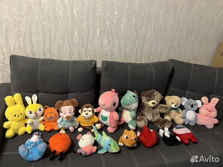 Мягкие игрушки пакетом Новые
