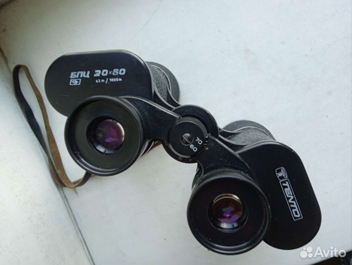 Бинокль Тенто Россия 1993 год tento бпц 20х60 зомз