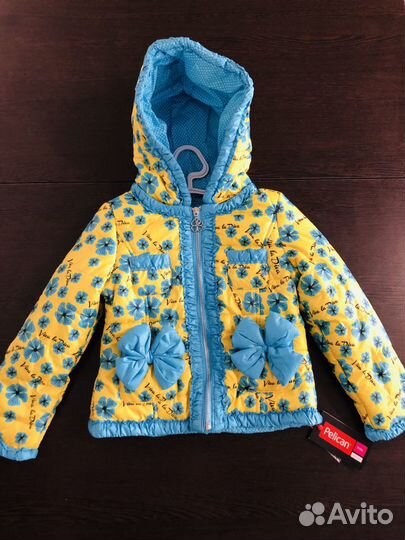 Куртки на девочку новые (от 2 до 5 лет)