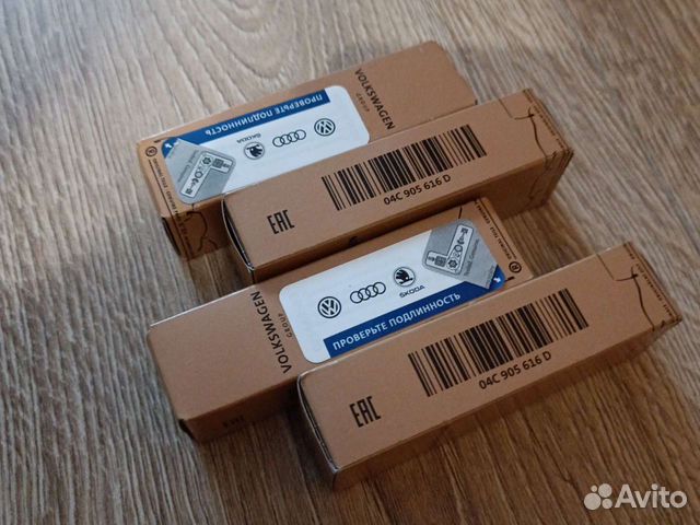 04C905616D свечи комплект 4шт купить в Москве VAG 04C905616D | Авито