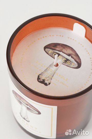 Свеча Forest Лес Гриб Осень H&M home