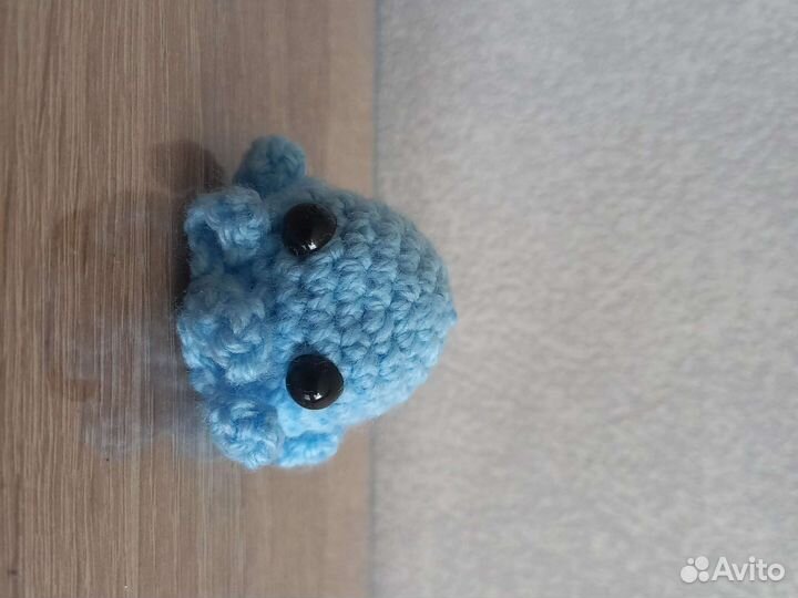 Вязаная игрушка осьминог