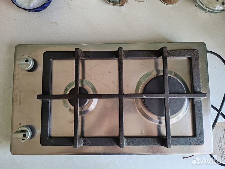 Газовая варочная панель hotpoint-ariston на 2 конф