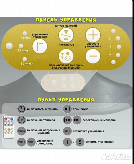 Электрокачели для новорожденных