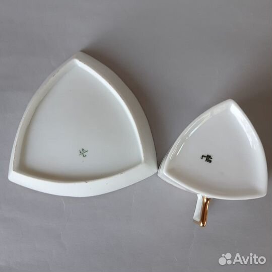 Кофейная пара Jean Pouyat антикварная