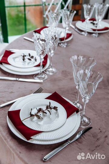 Скатерти круглые.Бархат